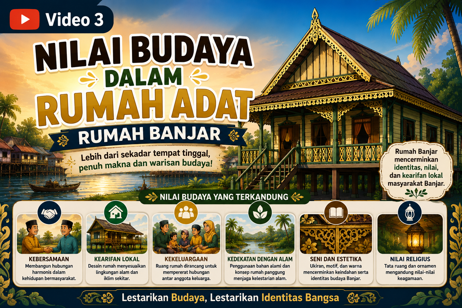 Video: Nilai Budaya dalam Rumah Adat